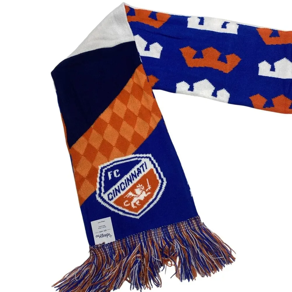 FC Cincinnati Forever Winter Knit Scarf Idegy30 MLS Soccer FCC Fan Gear
